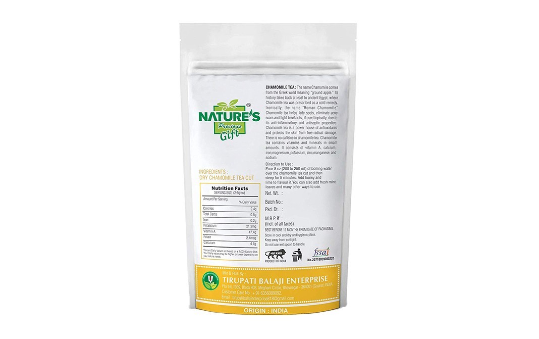 Nature's Gift Chamomile Tea Cut    Pack  200 grams